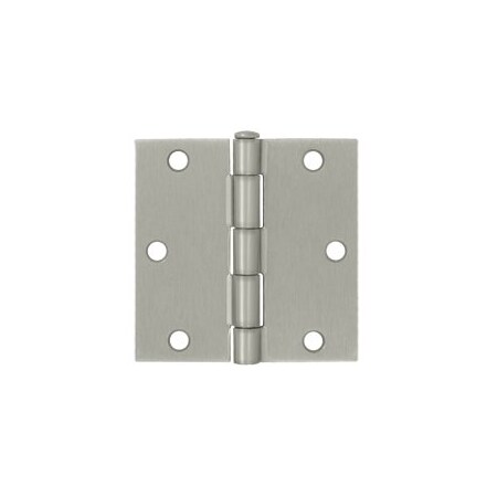 Deltana S35U15-R Square Hinges Brushed Nickel, 10PK S35U15-R-XCP10